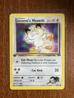 [LP] 2000 Pokemon Gym Challenge Giovanni's Meowth 1st Edition #74/132 Common