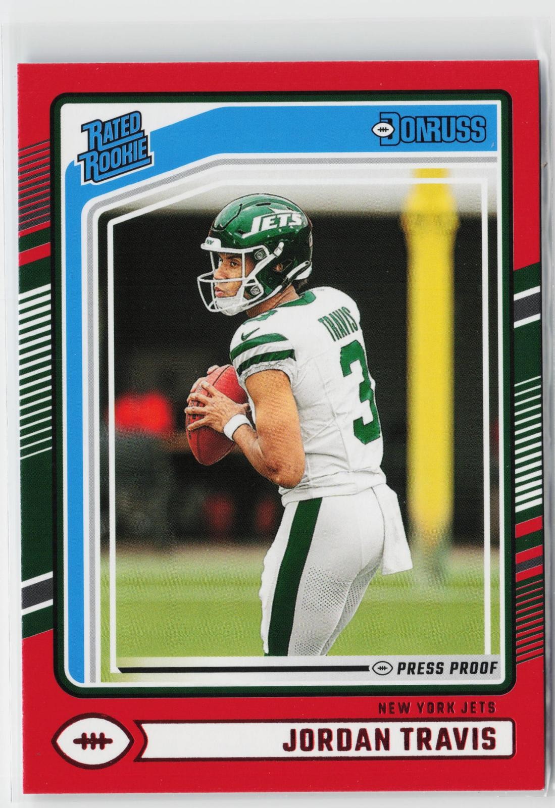 2024 Donruss #349 Jordan Travis Press Proof Red