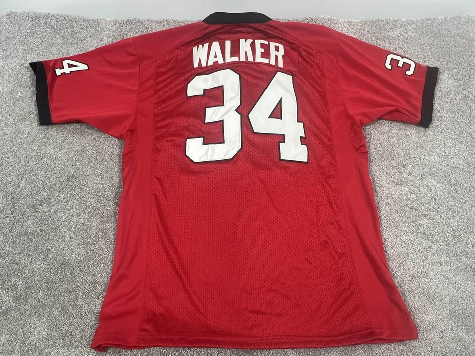 Georgia Bulldogs Jersey Mens 56 Red Black NCAA Football Herschel Walker Nike - Image 3 of 4