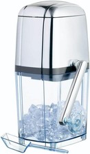 BarCraft Ice Crusher Machine for Cocktails, With Ice Scoop, Silver