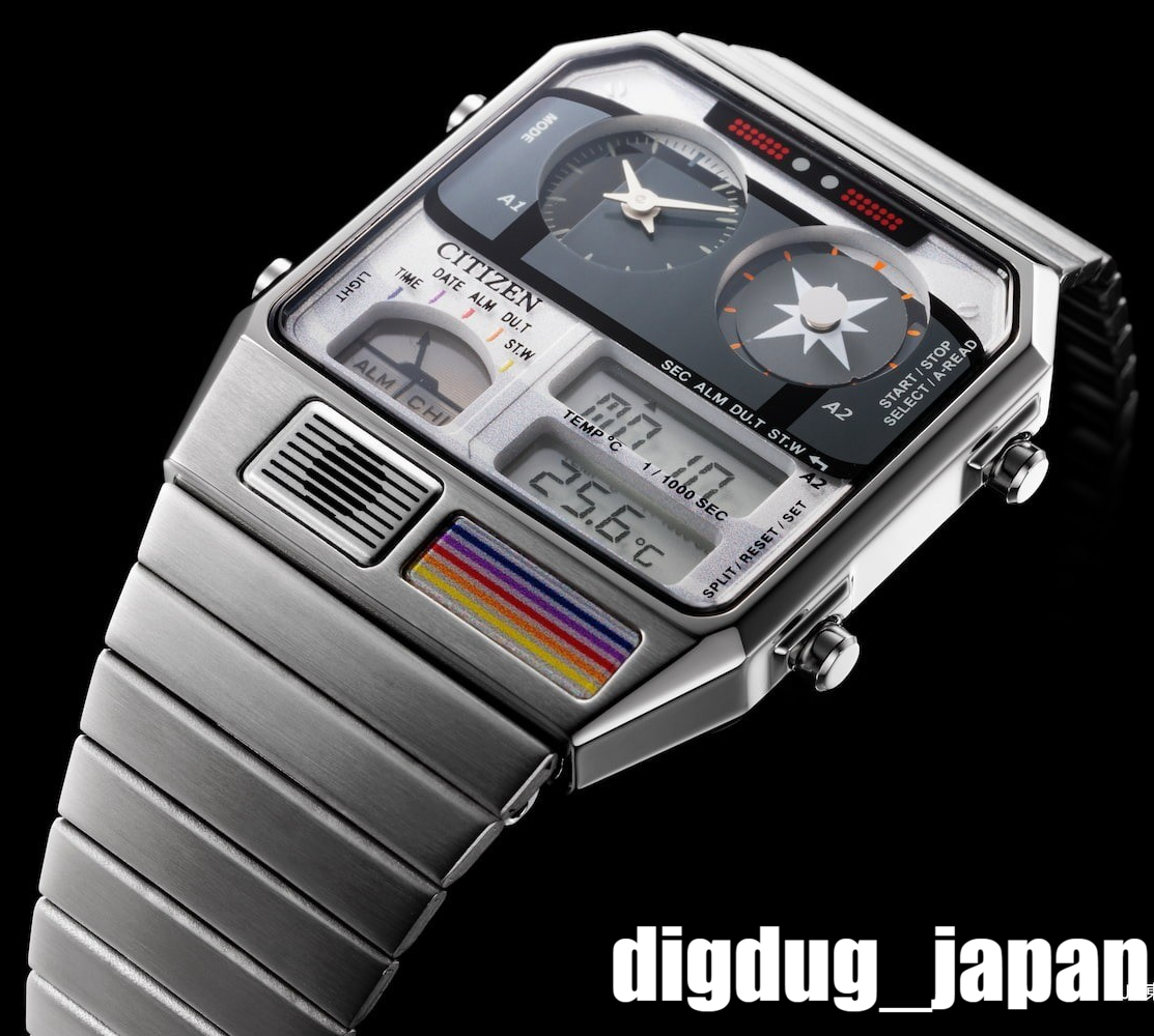 CITIZEN Ana-Digi Temp 140th Anniversary Ueno Station Cassiopeia