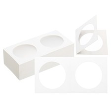 2 x 2 Coin Flips, 200 Pack 37mm Cardboard Coin Holder Paper Coin Holders