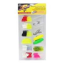 78-Piece Kit - 64 Bodies, 2 E - Z Floats, 6 Jig Heads, 8 Double Cross Jig Hea...