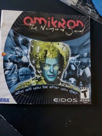 Omikron: The Nomad Soul (Sega Dreamcast, 2000) COMPLETE CIB
