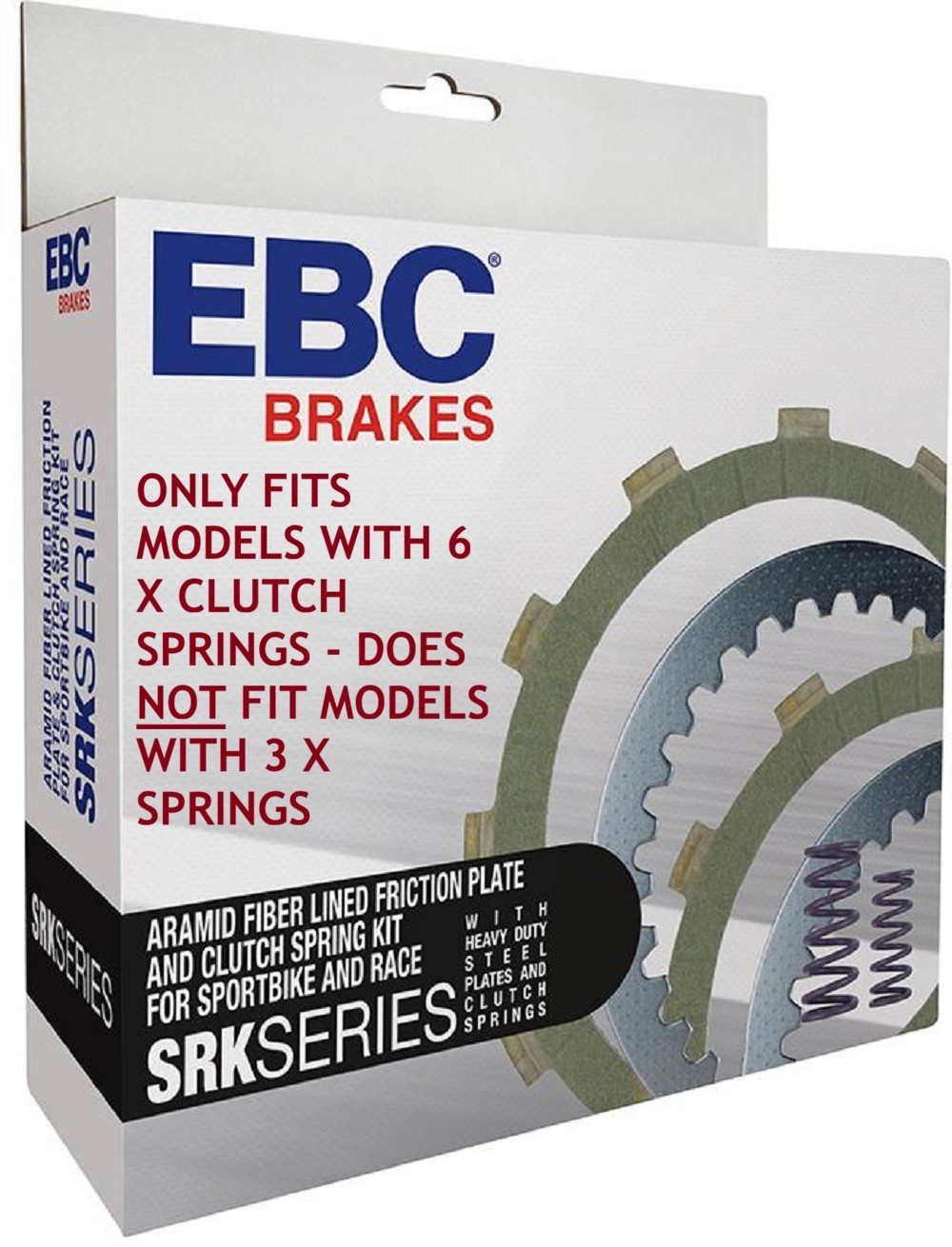 SRK098 EBC Complete Clutch Rebuild Kit for KTM RC8/R/Track 08-15 (6-spring ONLY)