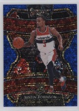 2019 Panini Select Concourse Hybrid Blue Disco Prizm 22/25 Justin Robinson ng3