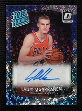 2017 Panini Donruss Optic Fast Break Prizm Signatures Lauri Markkanen Auto 7zf