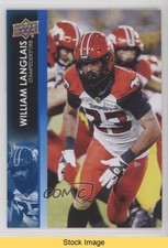 2022 Upper Deck CFL Blue William Langlais #42 READ 1g4p