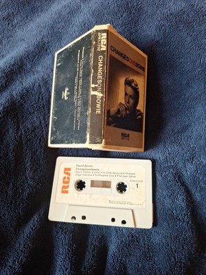DAVID BOWIE Changes One 1976 Cassette Tape RARE Soft Box ChangesOneBowie HTF 1st