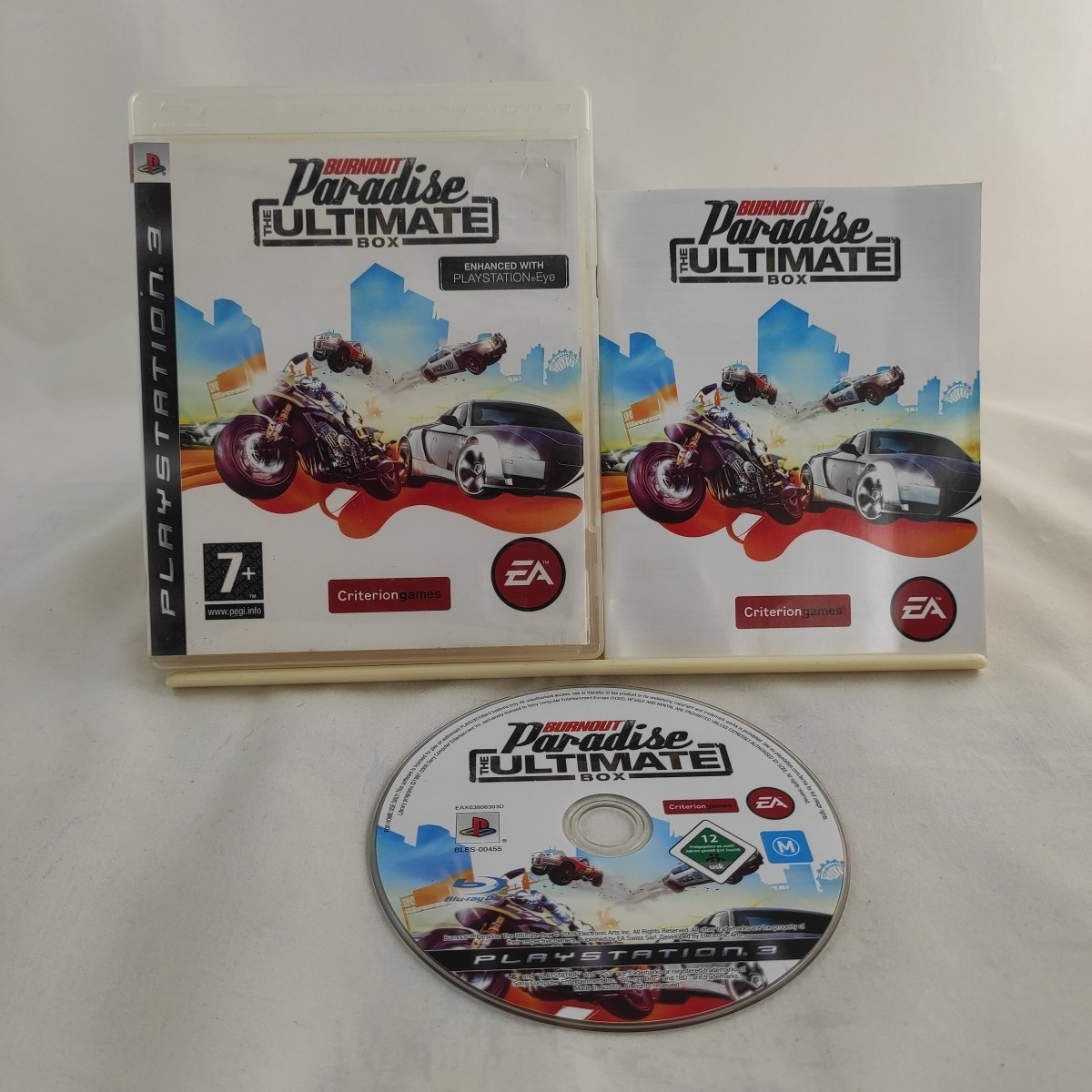 BURNOUT PARADISE THE ULTIMATE BOX PlayStation 3 PS3 game with manual