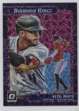 2021 Donruss Optic Diamond Kings Pink Velocity Prizm /249 Ketel Marte #30 0p1q