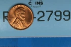 1949-S RED BU UNC 1c LINCOLN WHEAT BACK CENT PENNY RAW-2799