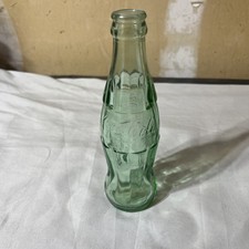 Coca Cola Bottle Green Glass Bottle 6.5 oz Vintage