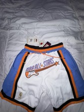 Mitchell & Ness NBA JUST DON 97  All-Stars Game Shorts White Blue Orange Black M