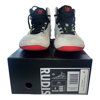 RUDIS JB1 White Hot Wrestling Shoes Men s 8 Women s 9.5 With Box