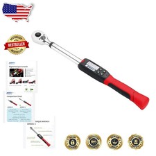 Durable ACDelco Digital 1/2" Torque Wrench, 14.8-147.5 Ft-lbs, User-Friendly