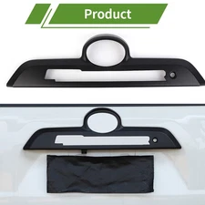 Black Car Tailgate Trunk Handle Decor Cover Trim Bezel For 4Runner 2010+ NEW 