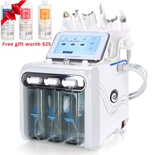 6 in 1 Hydro Dermabrasion Skin Deep Cleansing Facial Hydrogen Beauty Machine US