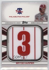 2022 Series 1 Jersey Number Medallion Commemorative Relics Bryce Harper 12g7