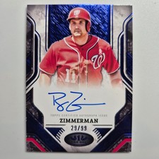 2025 Topps Tier One | Ryan Zimmerman | Nationals | Prime Performers Auto /99