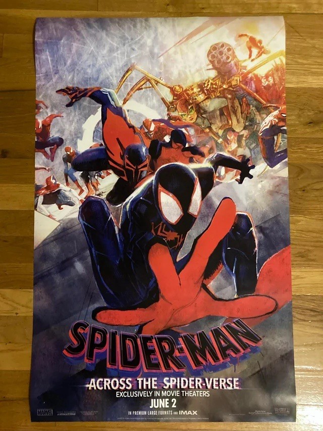 Exclusive AMC Limited Edition 22x35 Spider-Man Across the Spider-Verse Movie Poster