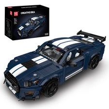 Mould King 10208 Blue Sports Car Supercar Bul...