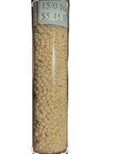TOHO Round Japanese Seed Beads 15/0 Cream Ivory Luster