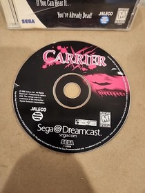 Carrier (Sega Dreamcast, 2000) Survival Horror Game Tested No Manual *Read*
