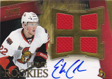 2011-12 Panini Prime Erik Condra /199 Auto Jersey Rookie Ottawa Senators 11-12