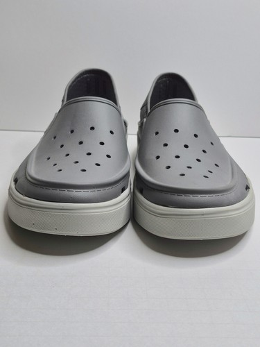 Skechers Men Foamies Vista-Crossroads Shoes Size 10 Grey Slip On Casual Shoes - Picture 4 of 19
