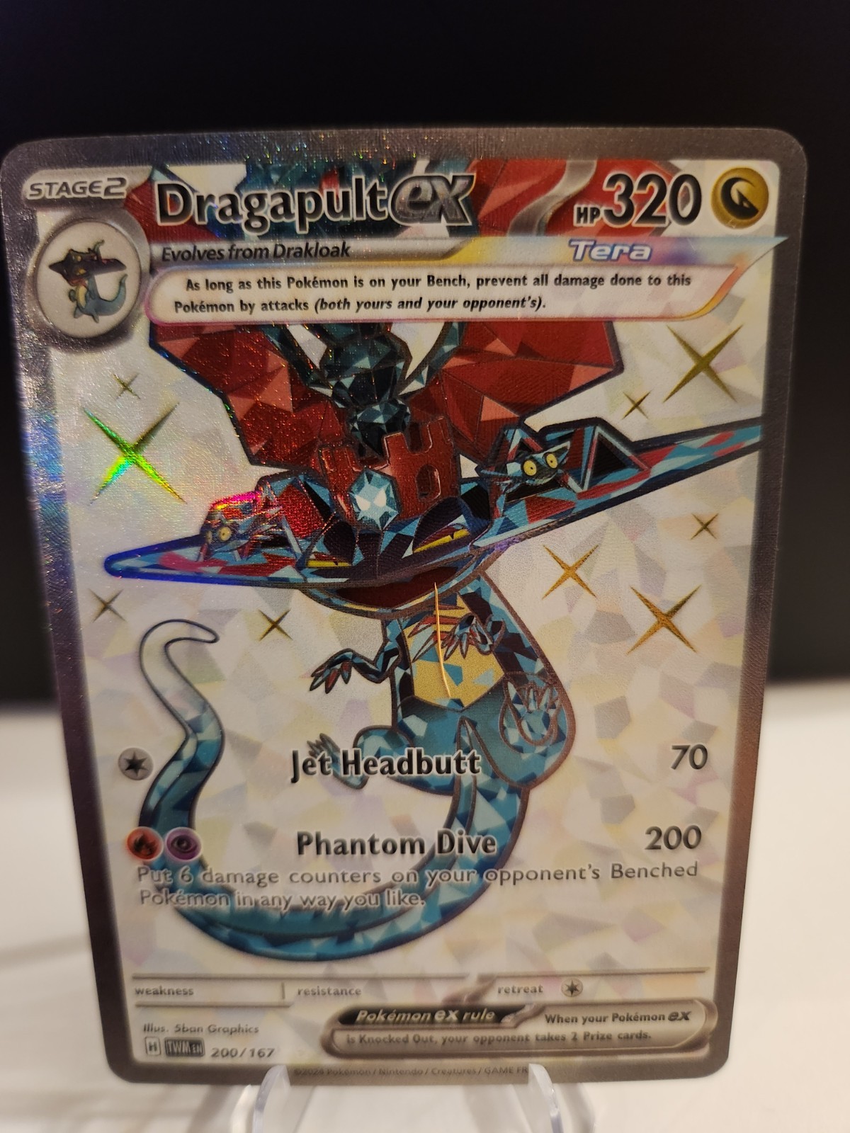 Pokemon: Dragapult ex 200/167 Twilight Masquerade - NM