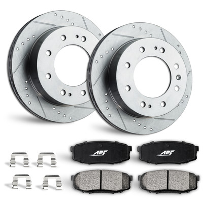 For GMC Sierra 3500 Classic 2007-2007 - Front Ceramic Brake Kit