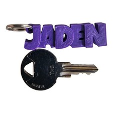 3D Keyring, Name Keychain, Name Personalized, Name Tag, Luggage Tag, School Bag