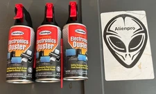 Lot Of 3 Electronics Duster Cleaning Spray Remover Dust