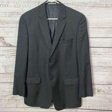 MICHAEL KORS 100 WOOL GRAY 2 BUTTON BLAZER JACKET