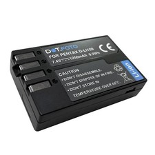 Image of Hi-Capacity Battery for Pentax D-LI109 | KP K-30 K-50 K-70 K-500 K-r K-S1 K-S2