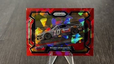 2024 Panini Prizm - Base Rides Noah Gragson #76 Red Ice Prizm