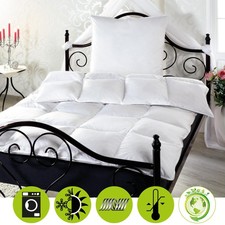 Daunendecke Steppdecke Federbettdecke Bettdecke 135x200cm Kopfkissen 80x80cm