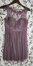 Jenny Yoo Collection Dress Purple Womens Size 4 Floral Lace