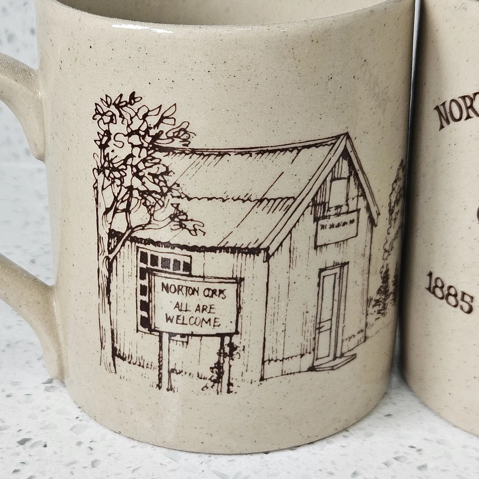 Jamestown Scotland Mclaggan Smith Print Mugs x 2 Cups Tea coffee very good cond. - Image 2 of 4