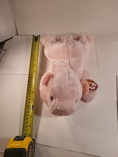 TY Pink Pig Plush 14  Long 1998 Tags Beanie Babies