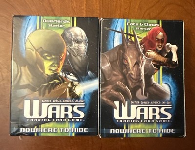 Wars Trading Card Game: Nowhere to Hide 2 Starter Decks Cats and Claws/Overlords