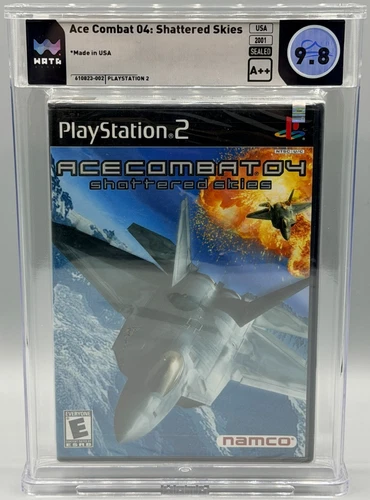 Ace Combat 04 Shattered Skies Sony PlayStation 2 PS2 Sealed WATA 9.8 A++ Graded