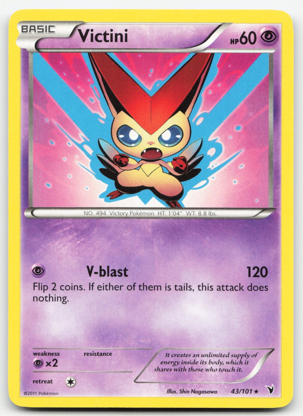 Victini (43) 43/101 - Noble Victories NM