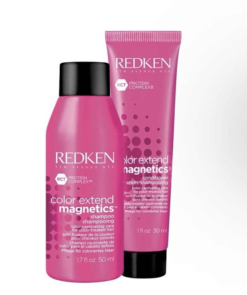 REDKEN Color Extend Magnetics Shampoo 50ml 1.7oz & Conditioner 30ml ...