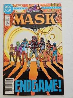 MASK #4 of 4part Mini-series DC  1986 (Kenner Toys & Cartoons M.A.S.K.) VF+ 8.5