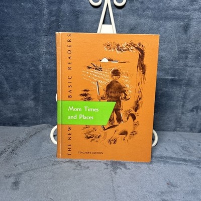 Vintage 1955 New Basic Reader Teacher's Edition More Times and Places / Stories