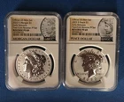 2023 S Reverse Proof Morgan and Peace Dollar NGC PF69 Early 2oz. *SILVER*