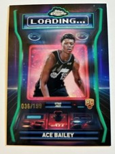 Ace Bailey (Jazz) 2025-26 Topps Chrome(Loading Refractor Aqua)036/199 Card LD-14