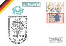 155459) Feldpost Bundeswehr 2 Blg Übungen, mit SSt. bzw. FP-Stempel